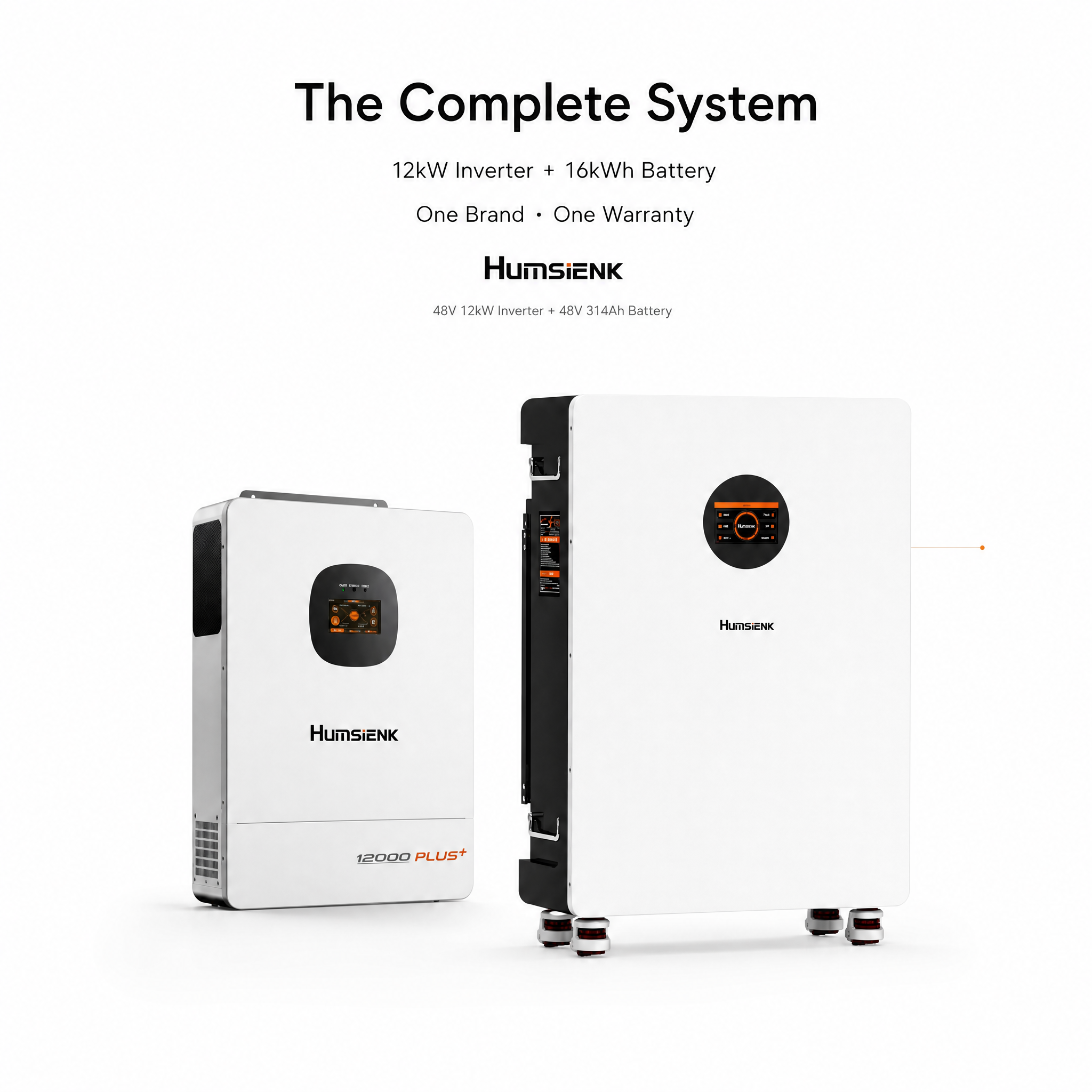 12Kw 48V Hybrid Inverter Off Grid Solar Storage Bundle product photo from Humsienk