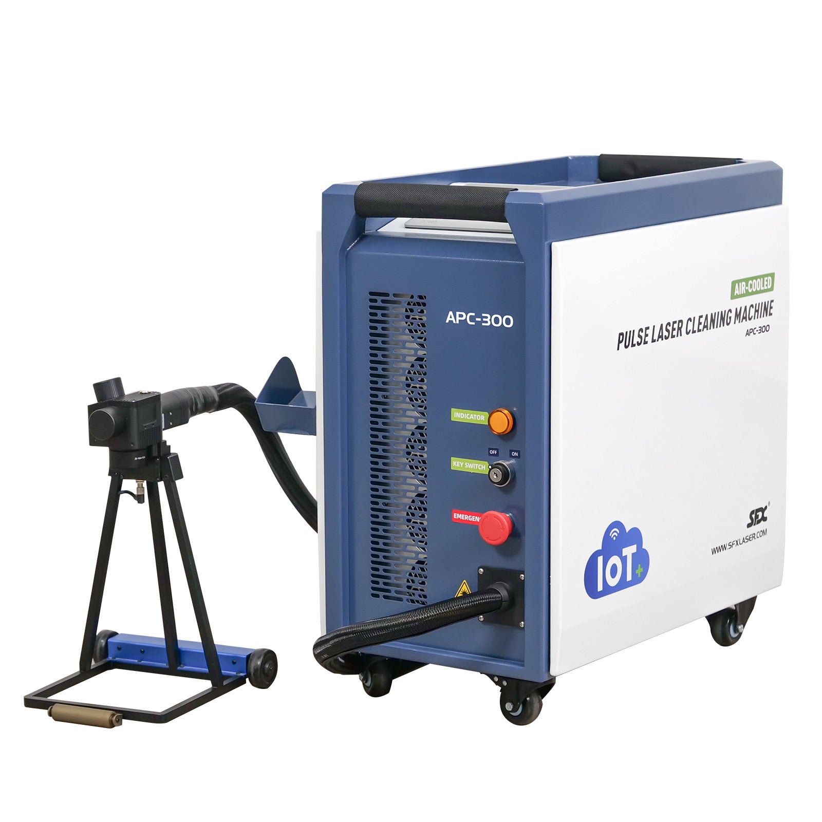 SFX 300W/500W Air-cooled Pulsed Laser Cleaning Machine Specialized Wood Cleaning Wood Paint Remover product photo from Sfxlasertech