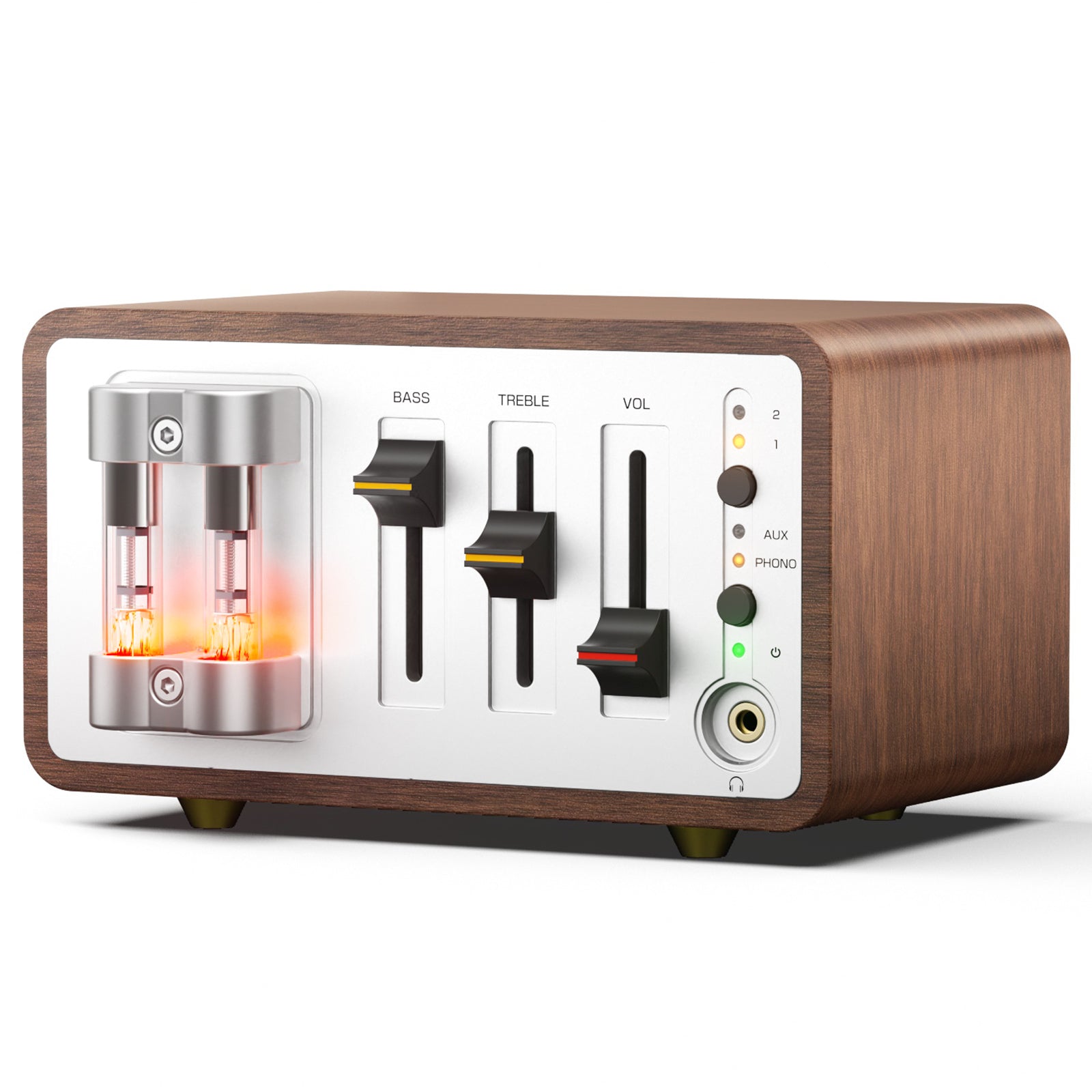 Douk Audio T12 Hifi Tube Phono Preamp For Mm Mc Turntables Headphone Amp With Vu Meter product photo from Doukaudio