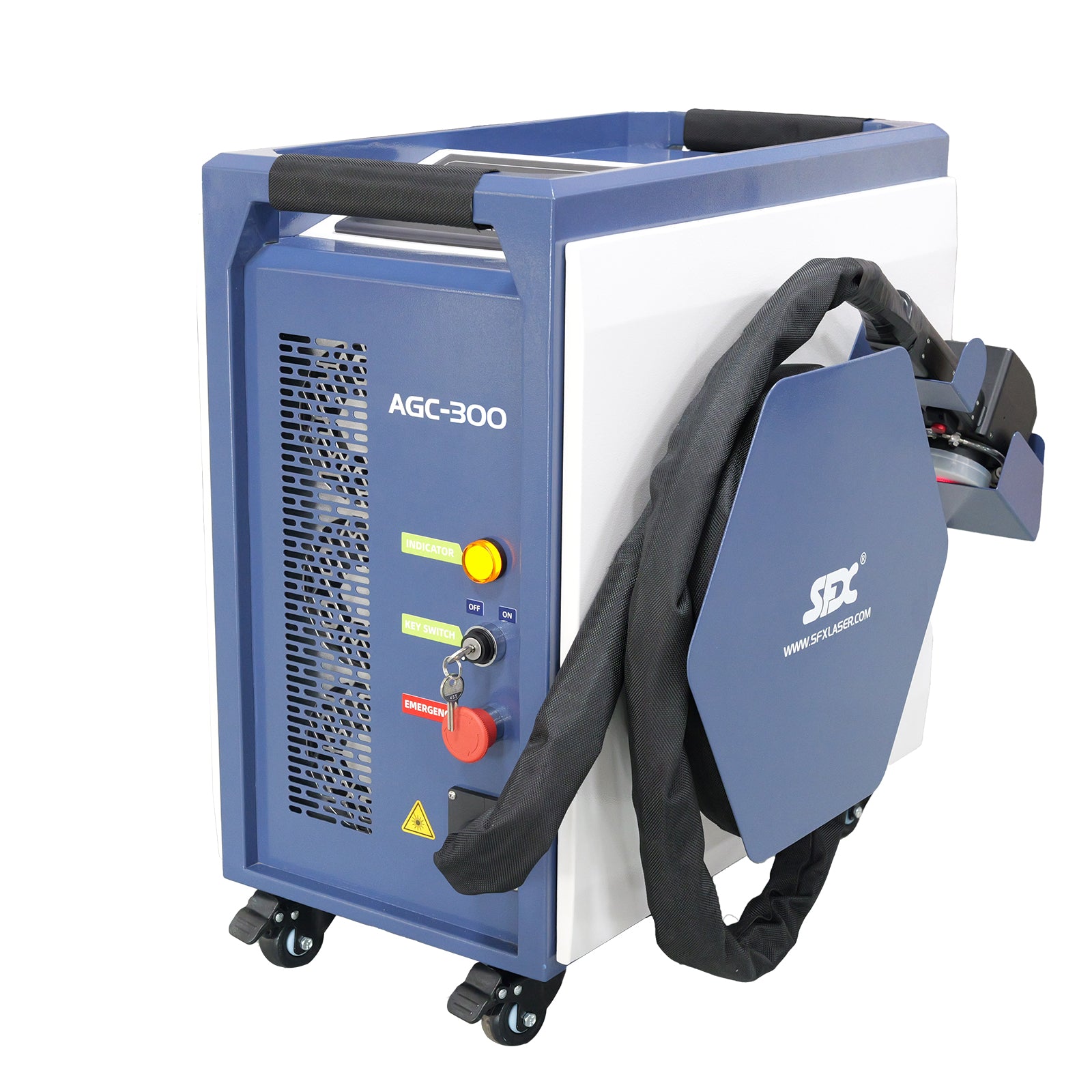 SFX 300W 500W Portable Air-cooled Pulse Laser Cleaning Machine Metal Rust Paint Oil Oxide Layer Remover product photo from Sfxlasertech