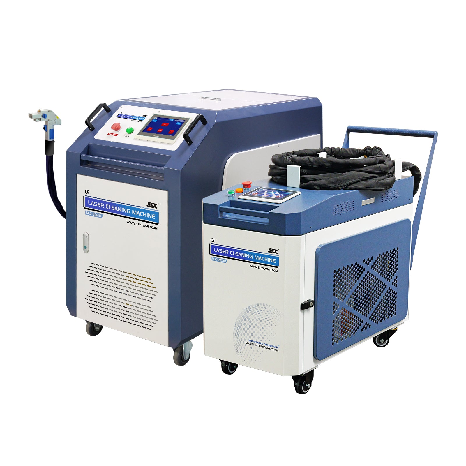 SFX 1.5KW/2KW/3KW MAX Laser Cleaning Machine Water Cooling Anti-Freeze Metal Rust Oxide Painting Oil Removal product photo from Sfxlasertech