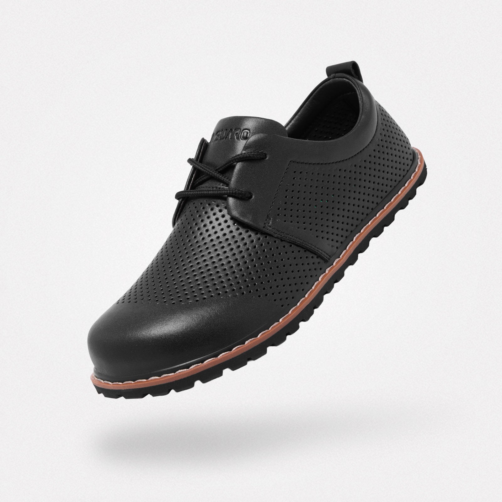 Form Ⅰ Air - Perforated Leather Barefoot Shoes (Vegan) product photo from Saguaro Schuhe